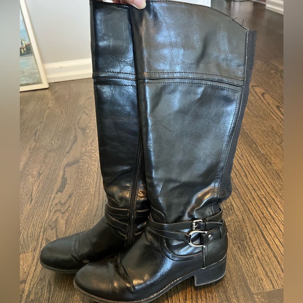 Unisa Black Riding Boots